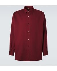 A.PRESSE - Cotton Twill Shirt - Lyst
