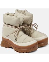 Stella McCartney - Beige Trace Puffy Boots - Lyst