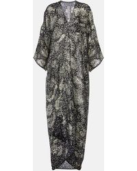 Rick Owens - Tommykite Draped Satin Gown - Lyst