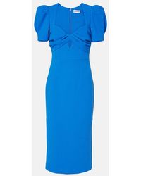 Rebecca Vallance - Antonella Cutout Crepe Midi Dress - Lyst