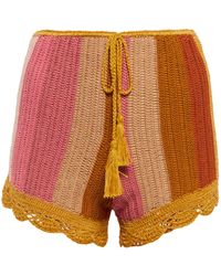 Anna Kosturova - Sunset Crochet High-rise Shorts - Lyst