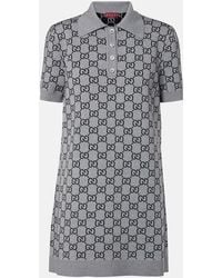 Gucci - Robe Polo En Jacquard De Laine Gg, Taille - Lyst