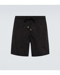 Vilebrequin Moorea Technical Fabric Swim Shorts - Black