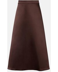 Rohe - Satin Midi Skirt - Lyst