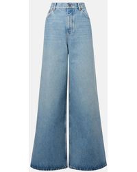 Chloé - High-Rise Wide-Leg Jeans - Lyst