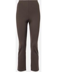 FFORME - Pantalones Slim Cropped Shim De Jersey - Lyst