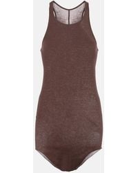 Rick Owens - Ribbed-Knit Cotton Tank Top - Lyst
