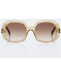 Loewe - Mini Anagram Steps Round Sunglasses - Lyst