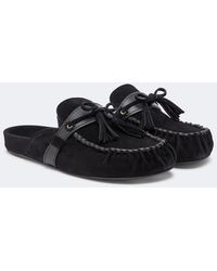 Isabel Marant - Malvin Leather-Trimmed Suede Mules - Lyst