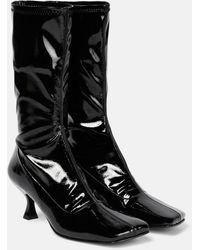 Souliers Martinez - Lola Faux Leather Ankle Boots - Lyst
