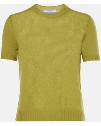 Prada - Cashmere Top - Lyst