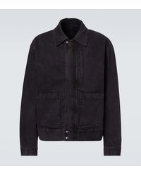 Dries Van Noten - Denim Bomber Jacket - Lyst