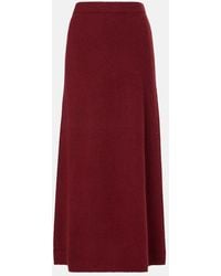 Max Mara - Falda Larga Dorina En Mezcla De Cachemir - Lyst