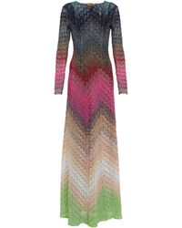 Missoni Dégradé Crocheted Maxi Dress - Multicolour