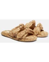 Zimmermann - Carousel Raffia Espadrille Slides - Lyst