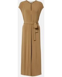 Max Mara - Vestido Largo Feluca Con Cinturon - Lyst