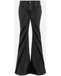 Dion Lee - Darted Mid-Rise Flared Jeans - Lyst