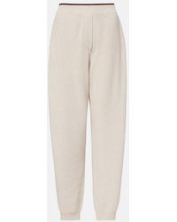 Brunello Cucinelli - Cotton Jersey Sweatpants - Lyst