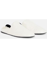 KHAITE - Banks Leather Slip-On Shoes - Lyst