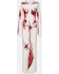 Jean Paul Gaultier - Body Morphing Mariniere Jersey Maxi Dress - Lyst