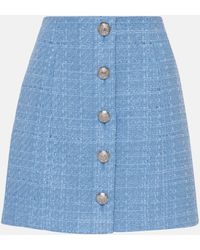 Veronica Beard - Rubra Cotton-blend Tweed Skirt - Lyst