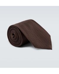 ZEGNA - Krawatte Aus Seiden-Jacquard - Lyst