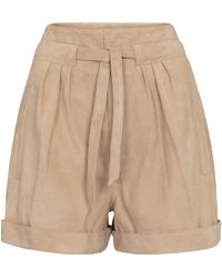 Donna Abbigliamento da Shorts da Pantaloncini lunghi e al ginocchio Shorts a vita altaÉtoile Isabel Marant in Cotone di colore Neutro 