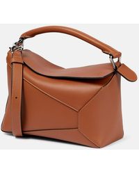 Loewe - Puzzle Edge Small Leather Tote Bag - Lyst