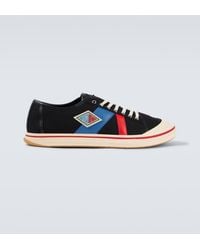 Bottega Veneta - Eliot Canvas Low-Top Sneakers - Lyst