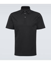 Givenchy - Cotton Jersey Polo Shirt - Lyst