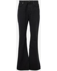 Balenciaga - Jean Evase A Taille Mi-Haute - Lyst