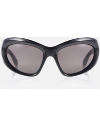 Balenciaga - Wrap Sunglasses - Lyst