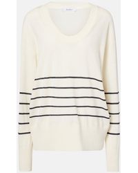 Max Mara - Levante Striped Cotton And Silk Sweater - Lyst