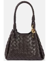 Bottega Veneta - Parachute Small Intrecciato Leather Shoulder Bag - Lyst