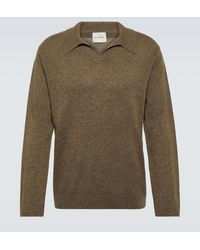 LeKasha - Gibson Cashmere Polo Sweater - Lyst