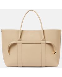 Loro Piana - Ghiera Large Leather Tote Bag - Lyst
