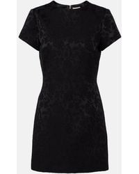 Saint Laurent - Devore Floral Cotton-Blend Minidress - Lyst