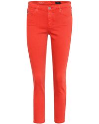 AG Jeans Jeans Prima Crop Cigarette - Orange