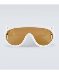 Loewe - Paula's Ibiza Wave Mask Oversized D-frame Embellished Acetate Sunglasses - Lyst