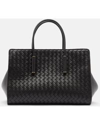 Bottega Veneta - Barbara Small Intrecciato Leather Tote Bag - Lyst