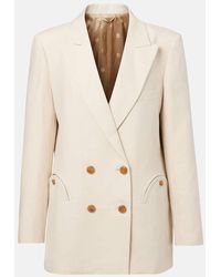 Blazé Milano - Midday Sun Everynight Linen Blazer - Lyst