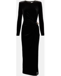 Self-Portrait - Vestido Largo Con Abertura - Lyst