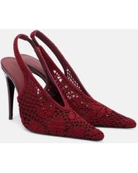 Magda Butrym - 105 Crochet Slingback Pumps - Lyst