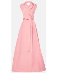 Carolina Herrera - Robe Aus Seide - Lyst