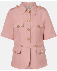 Valentino - Cashmere And Cotton Jacket - Lyst