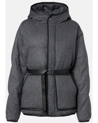 Tod's - Belted Hooded Padded Cashmere Jacket - Lyst