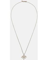 Sydney Evan - Evil Eye 14Kt Necklace With Diamonds - Lyst
