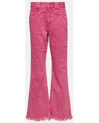 Isabel Marant - High-Rise Straight Jeans - Lyst