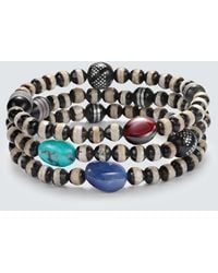 Ileana Makri - Set Of 3 Beaded Bracelets - Lyst