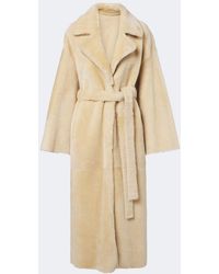 Arma - Rien Reversible Shearling Wrap Coat - Lyst